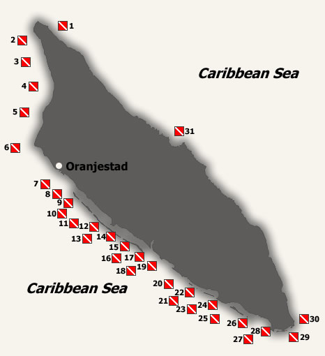 Aruba Dive Sites.